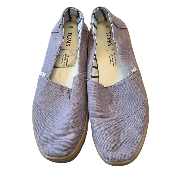 Toms Other - Toms Venice Classics Heritage Slip Ons Gray Comfort Shoes Mens 9